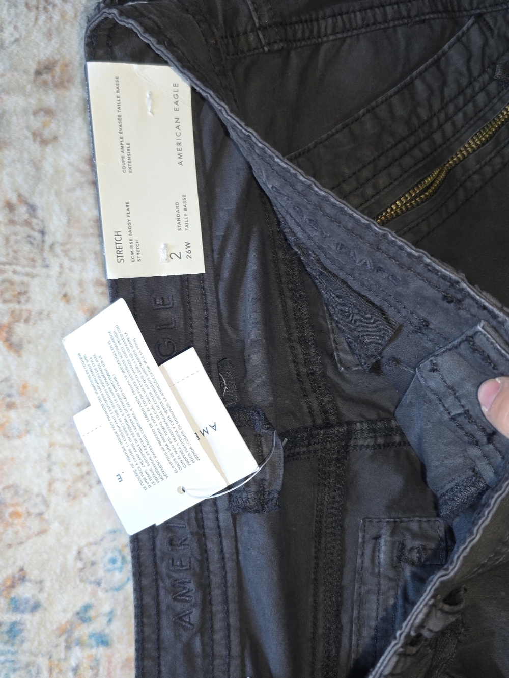 American Eagle NWT Cargo Utility Pants Size 2 - Picture 8 of 9